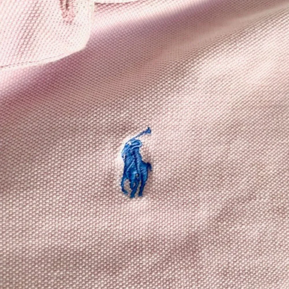 Polo Ralph Lauren Baby Pink Golf Fish Sport Polo Shirt Size XL